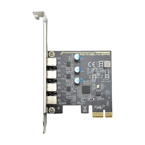 Tarjeta PCIe USB C de 4 puertos para solucionar la falta de conectores Tipo C en tu PC