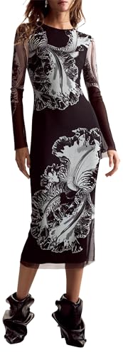 Desigual Reims Slacroix Robe, Noir, Medium Femme