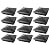 8" x 8" Heavy Duty Aluminium Pyramid Post Cap for Wood Posts - Black (12 Pack)