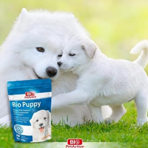 Image of Bio Pet Active Bio Puppy Milk Replacement Powder, Supplemental Feed for Puppies 1-84 Days, Powdered Puppy Weaning Formula with Vitamins Minerals L-Carnitine, 7.05 oz