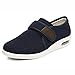 qmj Scarpe Diabetiche Ortopediche Sneaker di Anziani Leggeri Scarpe Extra Larghe per Artrite Edema Gonfio Piedi,Blue-39