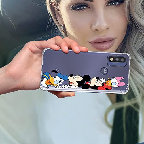 Oqplog Minie Mikey Tpu Case For Motorola Moto G Pure Cartoon Clear Cute Girly Character 50Th Anniversary Years Fun Phone Cases For Girls Kids Boys Women,Kawaii Soft Unique Cool Funny Trendy Cover #TOP6