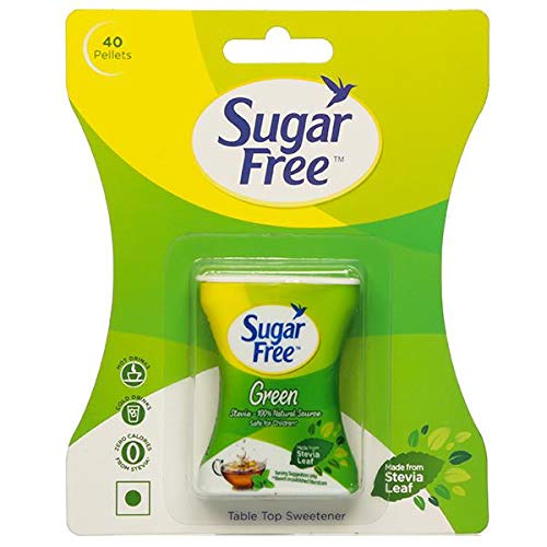 Buy Zydus Sugarfree Green Stevia Natural Sweetener (40 Pellets) Pack