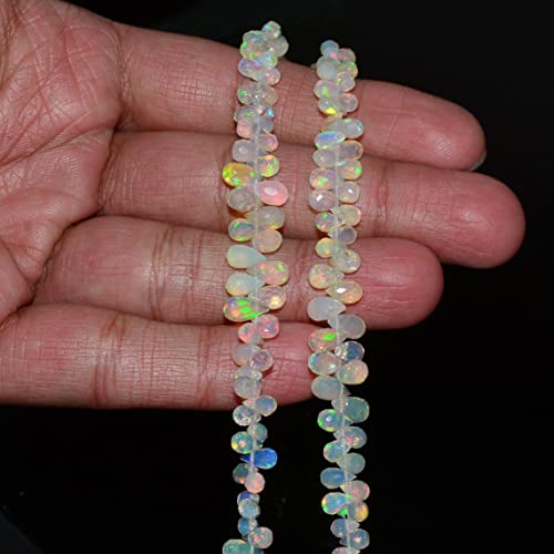Perles d'opale Welo naturelle éthiopienne pour confectionner un collier artisanal unique