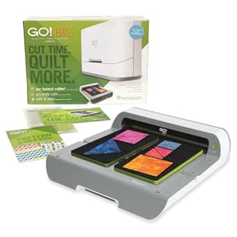 AccuQuilt GO! Big Electric Quilting Fabric Cutter Machine Starter Set
