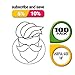 ABC White Beard Nets for Men Food Service 18'', Pack of 100 Nylon Beard Cover Protector with Elastic Ear Loops, Disposable Beard Covers for Men, Kitchen Beard Guard for Restaurant, Industrial Purposes