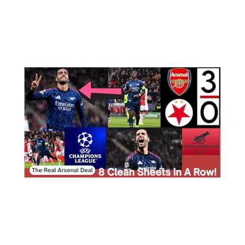 Arsenal DOMINATE Again! Slavia Praha 0-3 Arsenal | Saka & Merino Shine | 8 Clean Sheets In A Row! Podcast Por  arte de portada