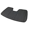 Front Car Windshield Sun Shade Compatible with 2007-2020 Fiat 500 | Custom Fit Visor Accordion Fold Style Sun Protector | Silver & Grey 1-pc Set | SS-095 #1