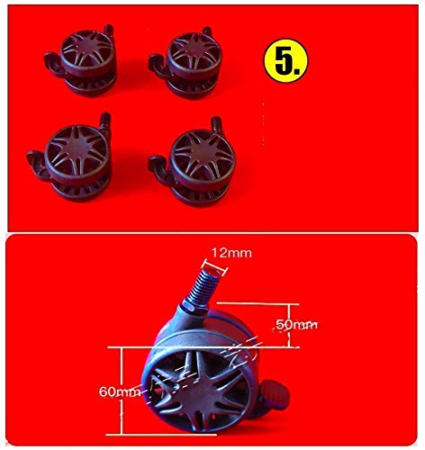 Carrito portátil multifunción GagalU con ruedas y freno miniatura 4
