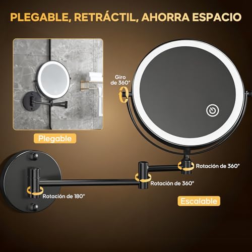 La Mejor Selección de Espejos de aumento de pared los mejores 10. 14 Imagen adicional