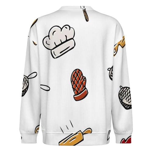 MoBlinko Mens Sweater Kitchen Supplies Sweaters for Men Crew Neck Sweater for Men Lightweight Pullover3