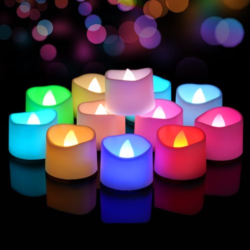 Raycare Battery Operated Tea Lights 200+Hour Electric Flameless Candles