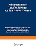  Wissenschaftliche Veröffentlichungen aus dem Siemens-Konzern: III. Band (Wissenschaftliche Veröffentlichungen aus dem Siemens-Konzern, 3, Band 3)