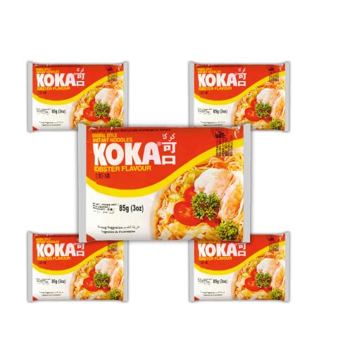 Image of KOKA Oriental Instant Lobster Flavour Noodles - Pack of 5 inch(HALAL Certified) inch