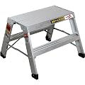 Metaltech Buildman 1.98 ft. x 2.2 ft. x 2 ft. Aluminum Work Platform with 300 Pound Load Capacity
