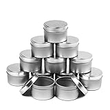 CandleScience 12 Piece Medium Candle Tin, 6 oz