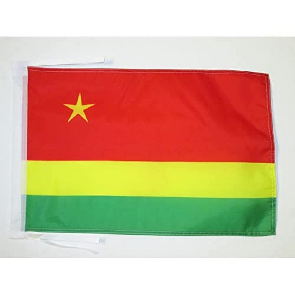 Iran Old Persia Flag 18'' x 12'' cords - Persian SMALL flags 30 x 45cm - Banner 18x12 in - AZ FLAG — view 668