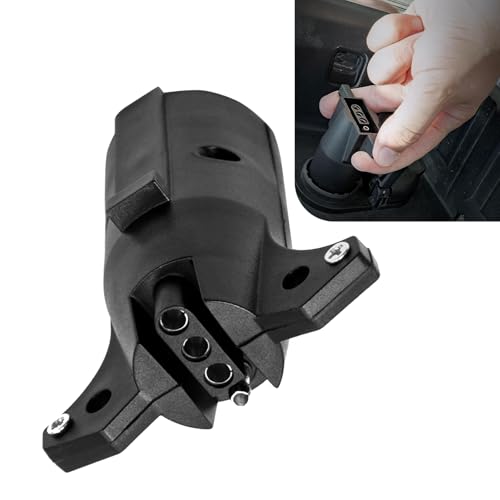 lekiliky 7-Way Blade to 4-Way Flat Trailer Adapter