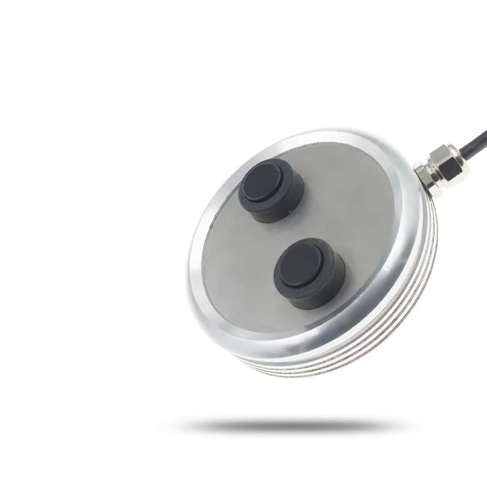 Toplionace Controlador de Sensor Ultrasónico Magnético de Nivel de Líquido de Acero Inoxidable, Transmisor Integrado para Medidor de Nivel de Líquido (0-10V, 5.0M)