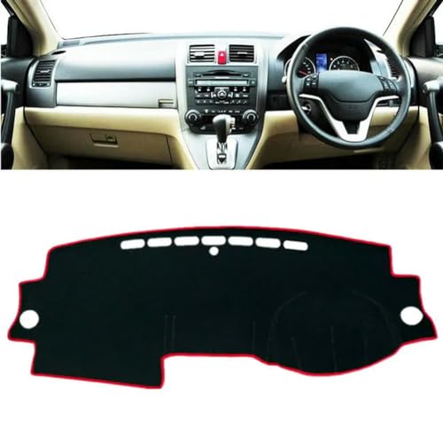 Dashboard Cover Dash Mat,for Honda CRV CR-V 2007 2008 2009 2010 2011,Anti-Scratch Dash Cover Dashboard Cover Mat Sun Shade Protect Carpet