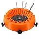 Bohrerschärfer-Werkzeug, Mehrzweck-Tragbarer Universeller Hochleistungs-Winkelbohrerschärfer zum Schärfen von Bohrern von 2 bis 13 mm und 125 mm Schleifgeräten (Orange)