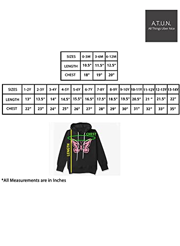 Image of A.T.U.N. (ALL THINGS UBER NICE) Girls Cotton Full Length Hooded Neck Sweatshirt