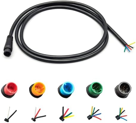 Ebike Extension Cable 2pin/3pin/4pin/5pin/6pin Julet Female/Male Single Head DIY Waterproof Line for Electric Motorbike Kit Light Throttle Ebrake Display