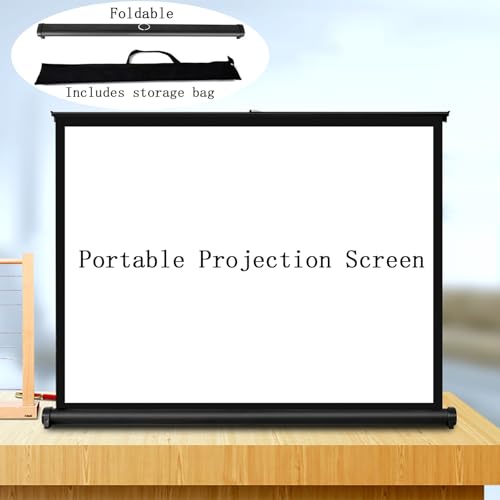 Pantalla Manual Portátil para Proyector 50in 4:3 miniatura 2