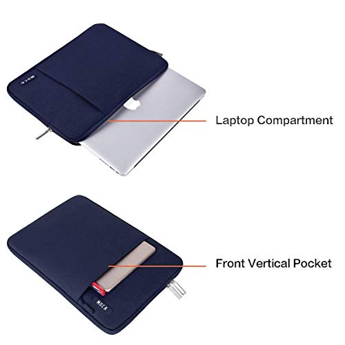 Image of MOCA Laptop Case 13 inch, 13 inch Laptop Sleeve Compatible with MacBook Air M3 M2 M1 2025-2018 / Pro M2 M1 2025-2016, Polyester Vertical Computer Sleeve Bag with Pocket