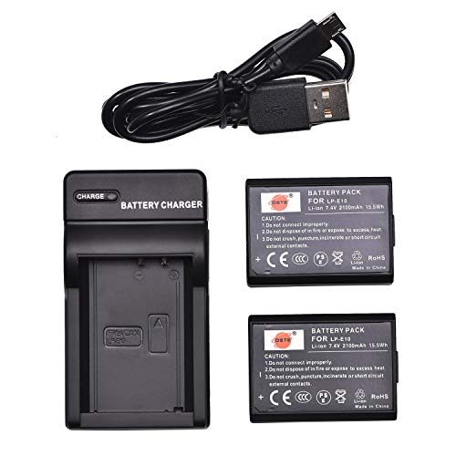 pacchetto include: 2 x batteria; 1 x USB caricatore; 1 x Cavo USB