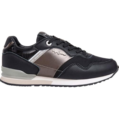 Sportivo Pepe Jeans London Shine W Sneak, Nero (Nero), 40 EU, Nero, 43 EU