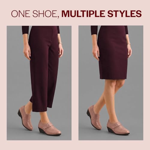 Image of FAUSTO Women's Outdoor Fashion Hook and Loop Platform Heel Wedges