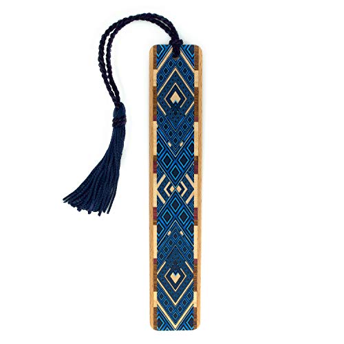Argyle Personalizable Bookmark with Tassel