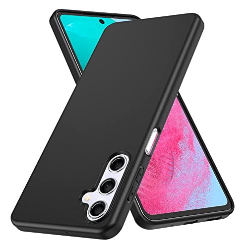 Anoowkoa Funda para Samsung Galaxy M54 Case Cover Carcasa Protectora la Cámara Antigolpes Negro con Cojín Esquina Parachoques, Flexible Suave TPU Silicona Caso Delgada Anti-Choques