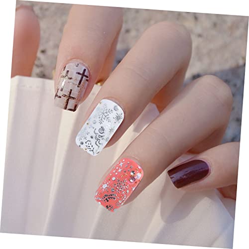 Beavorty 3 Folhas Adesivos De Unhas De Natal Decoração De Natividade Decorações De Unhas Calcomanias