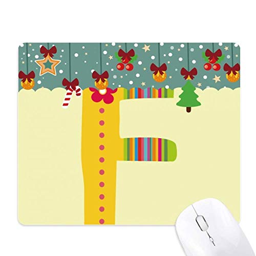 Tapis de souris caoutchouc alphabet floral, tapis haut de gamme pour bureau