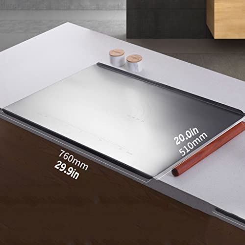 Planches à découper en acier inoxydable pour cuisiner en grand format