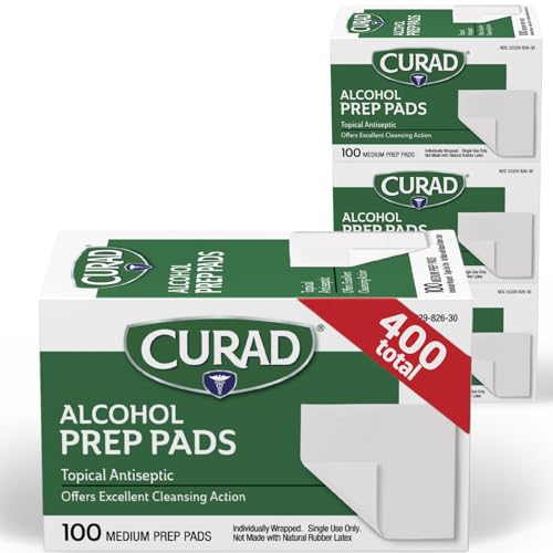 CURAD Individually Wrapped Alcohol Prep Pads Pack