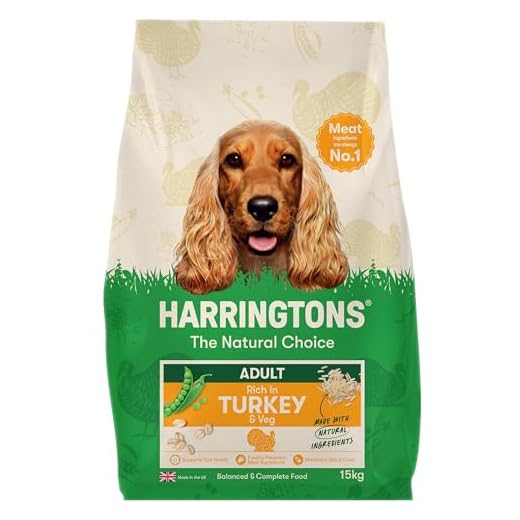 Harringtons Turkey & Veg Dry Dog Food 15kg