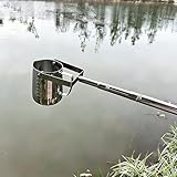 Wasserprobenehmer, Teleskop-wasserprobenahmelöffel, Kunststoff/edelstahl, 500 Ml/1000 Ml, 2 Fuß Bis 22,97 Fuß, Für Reservoir-/teich-/flus(Size:0.61~1.5m / 2.00ft ~ 4.92ft,Color:1000ml-Stainless Steel)