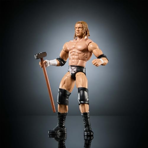 Mattel Mattel WWE Elite Collection Actionfigur und Zubehör, Premium Live-Event Triple H-Set… – Ansicht 5