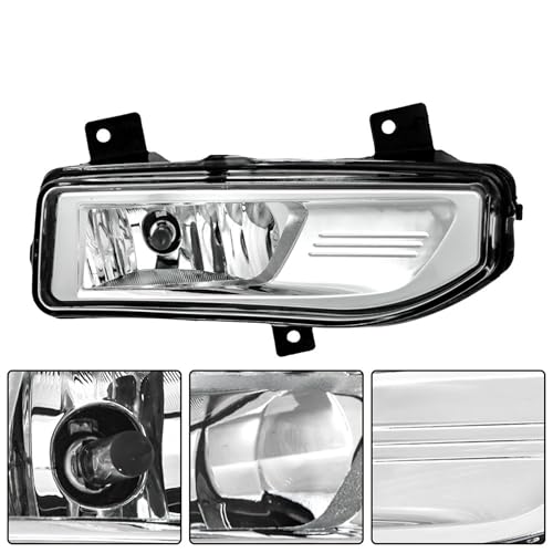 Thomletha 2 Pcs Fog Lights Left and Right Side Assembly Replacement for Kicks 2017 2018 2019 Clear Lens 622565RB0A 622575RB0A by Thomletha - Used condition - Image 3