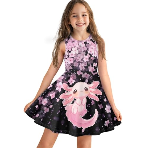 Vestido casual para niñas talla 3-16 miniatura 6