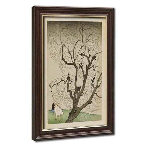 Impression sur toile Arbre dans le vent Emil Orlik décoration murale bureau 1901