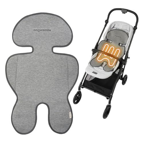 アンジュスマイル ベビーカーシート冬 寒さ対策 電動 USB電源 ベビーカー チャイルドシート ベビー 子供 赤ちゃん 0ヶ月 ～ 6歳 イージーコンフィーサーモ ちゃいなび グレー