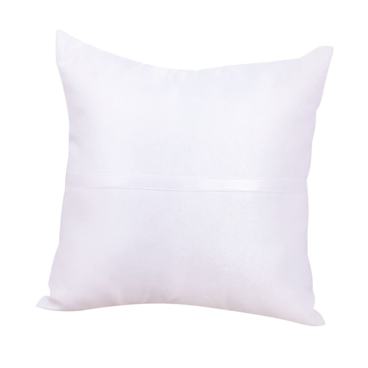 Cabilock Lot De 3 Coussins pour Alliances Décoration De Mariage Cérémonie Fiançailles Rustique en Polyester Blanc