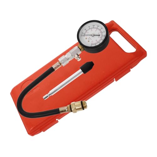 Amosfun Kit Di Compressione Motore Auto Strumento Meccanico Kit Tester Compressione Cilindro Misuratore Pressione Motore Tester Perdite Cilindro