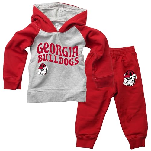 Image of Wes and Willy Infant and Toddler College Pant and Hoodie Set