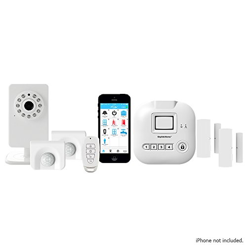 SKYLINK SK-250 Deluxe Connected Wireless Security Alarm and Home Automation System with Camera, Compatible with iOS, Android, Echo Alexa, Google Home and IFTTT and No Monthly Fees, White