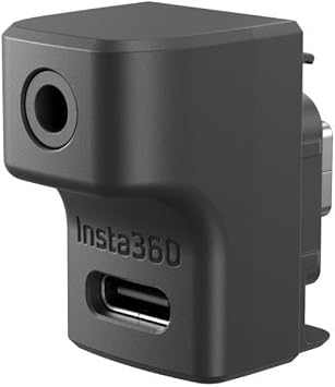 Twaxl Audio Adapter Horizontal Audio Head for Insta360 Ace Pro/Ace